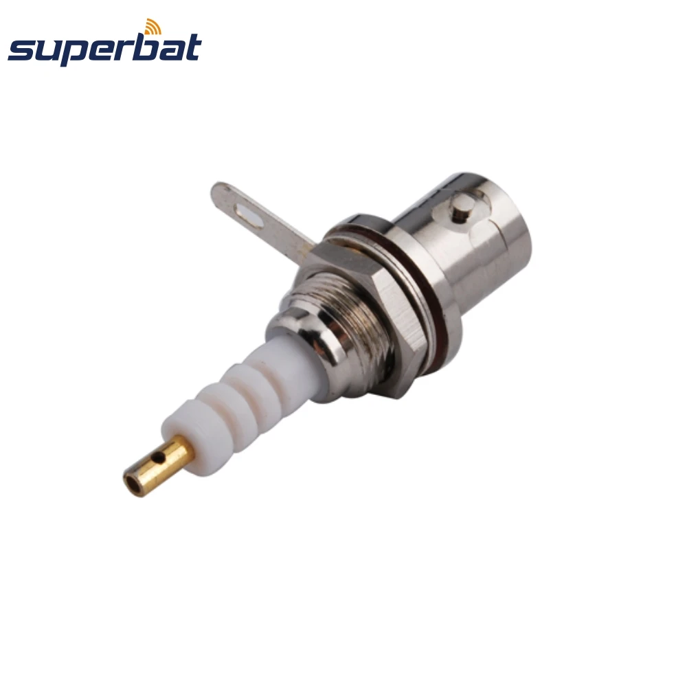 Superbat BNC гнездо переборка с гайкой припой для панельного разъема MHV 3000V Power
