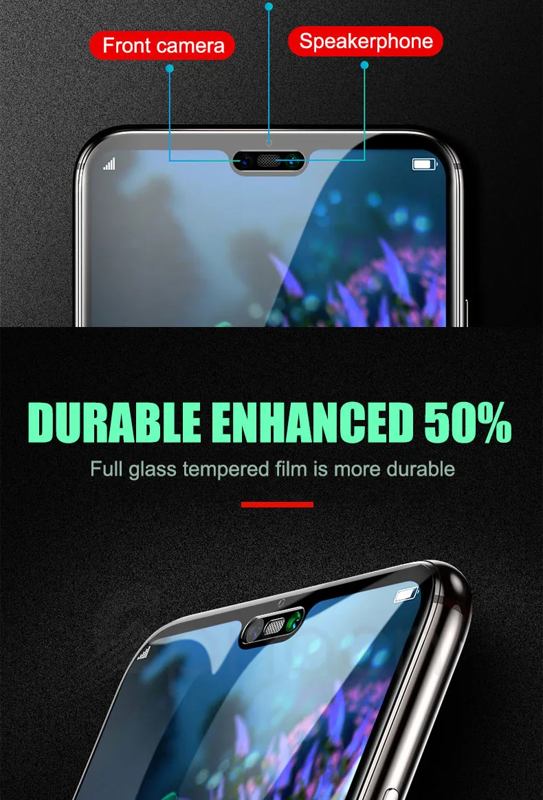 3D полное покрытие из закаленного стекла для huawei P20 Pro P10 Lite Plus Защита экрана для P9 Lite Plus P умная защитная пленка