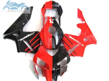 

Injection fairing kit fit for Honda CBR600RR 2003-2004 CBR 600RR 03-04 ABS plactic sports fairing kits black red bodywork DV17