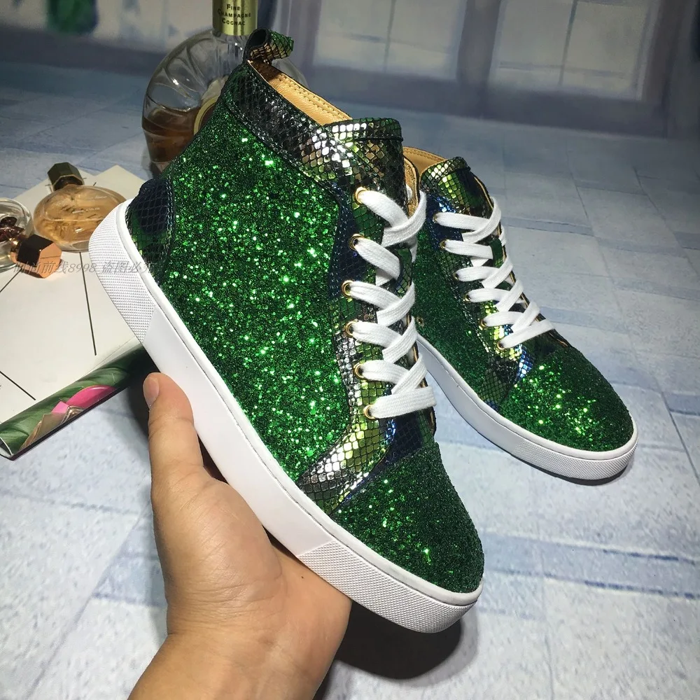 bling high top sneakers