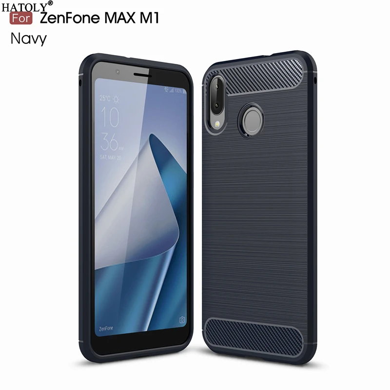 Чехол HATOLY для ASUS Zenfone Max M1 ZB555KL мягкие силиконовые чехлы с начесом из ТПУ |