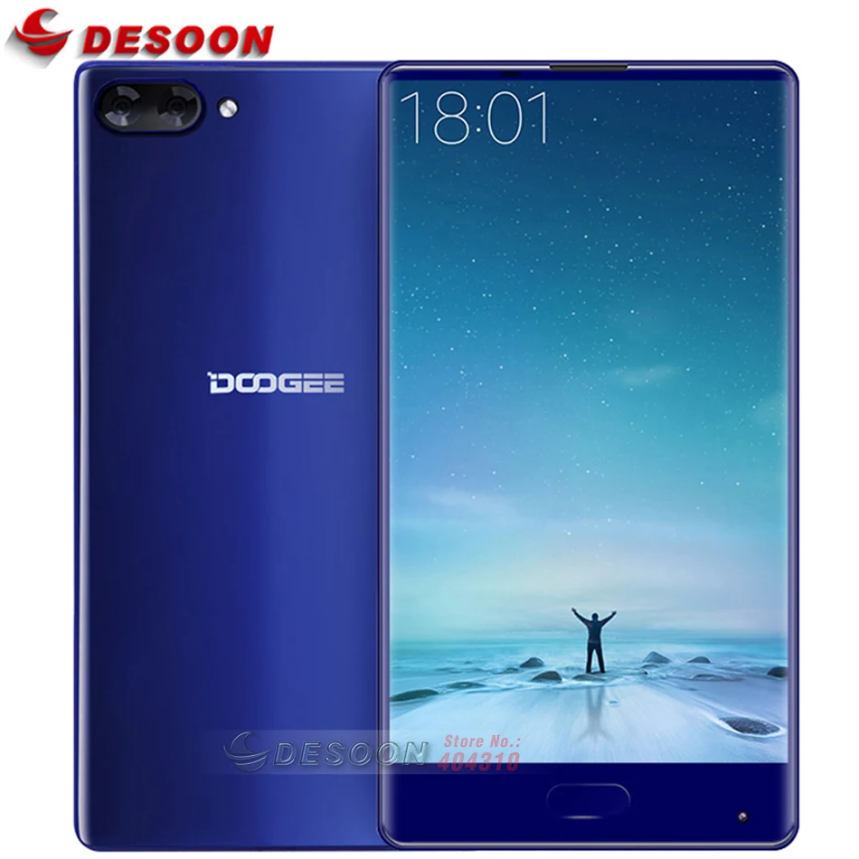 

Doogee Mix Mobile Phone 5.5 Inch IPS 6GB RAM 64GB ROM 8MP/16MP Dual Back Cameras Helio P25 Octa Core Fingerprint Cellphone