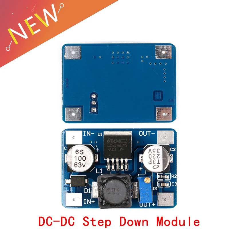 LM2576HV DC Step Down Регулируемый Модуль питания 5V 60V вход 1 25 V 26V выход|Регуляторы