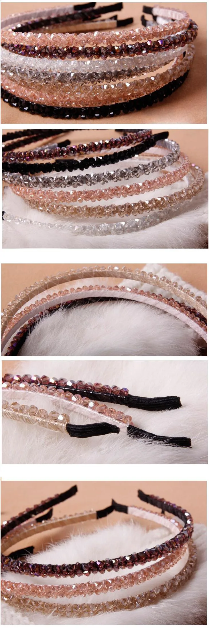 Сияющий кристалл модный современный стиль повязки на голову для девушек головные уборы аксессуары для волос для женщин