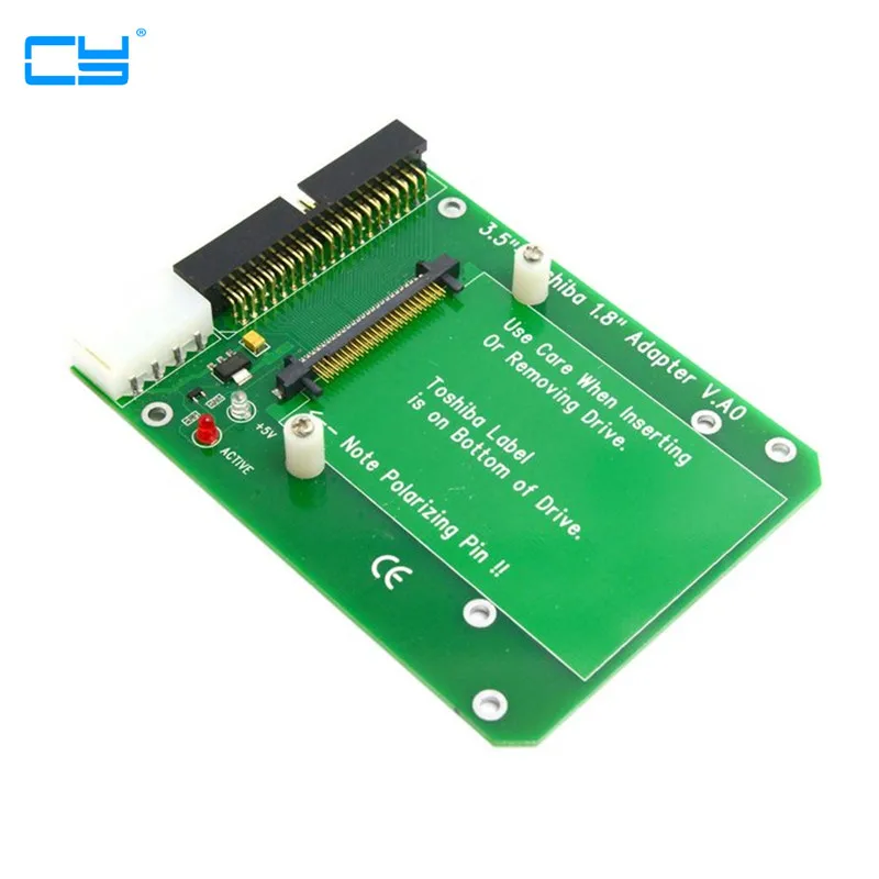 50PIN 1 8 &quotMicro Drive to 3 5 40pin IDE адаптер для Toshiba жесткого диска | Компьютеры и офис