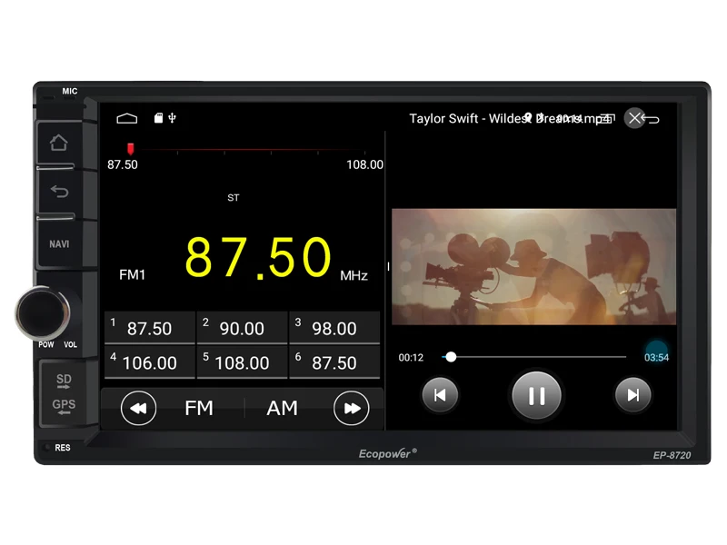 Flash Deal Navirider Android 8.1 car multimedia player tape recorder (frame+radio series) fit for SAAB (9-5) 2005-2011 audio player gps 3