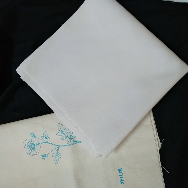 Вышивка ткань холст DIY качели сшивание ручной работы вышивка хлопковая ткань ремесло ручной работы поставки чисто белый 40X40 см