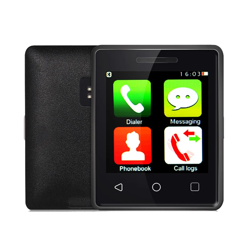 

Super Mini cell phone MTK2502 1.54 Inch 2.5D screen Bluetooth 4.0 Quad Band multi language Mini Mobile Phone cellphone