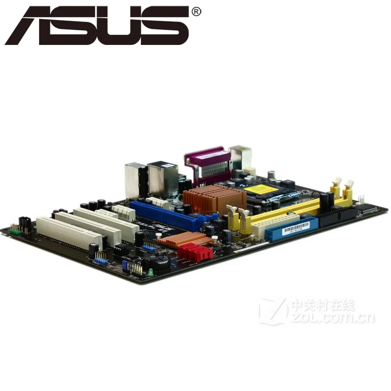 Настольная Материнская плата Asus P5KPL SE P31 Socket LGA для 775 Core Pentium Celeron DDR2 4G ATX UEFI BIOS