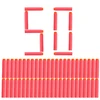 50pcs 8colors Soft Bullet Head Foam Bullets for Nerf N-strike Elite Series 7.2cm*1.3cm 3