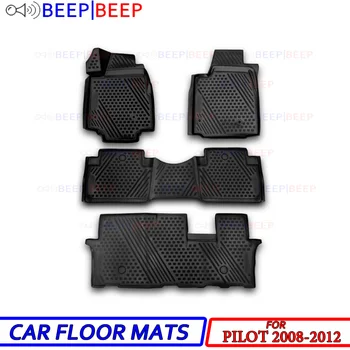 

For Honda Pilot 2008-2012 car floor mats carpets auto floor mat dust proof water proof car styling interior decoration