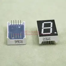 (10 шт./лот) 10 Контакты 8011AR 0.8 Дюймов 1 Бит Значный 7-сегментный 7 Красный СВЕТОДИОДНЫЙ Дисплей Поделиться Общий Катод Цифровой Дисплей