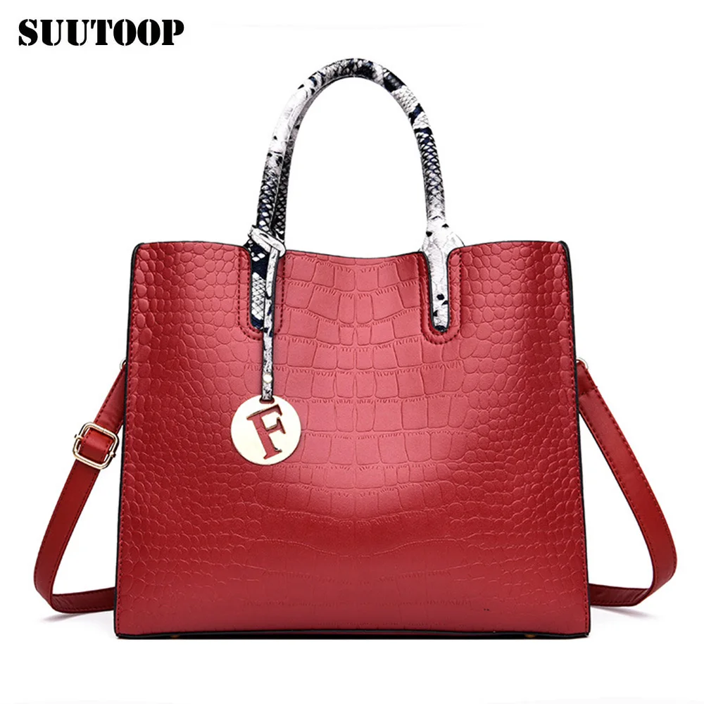 

2019 New Crocodile Bags for Woman Lady Leather Handbag Female Tote Bags Crossbody over Shoulder Luxury Designer Sac a Main Bag