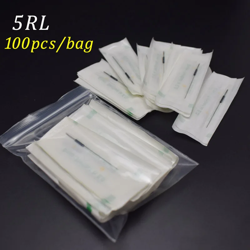 

5R*100pcs Makeup Eyebrow Needles Permanent Makeup Needles Tattoo Needle