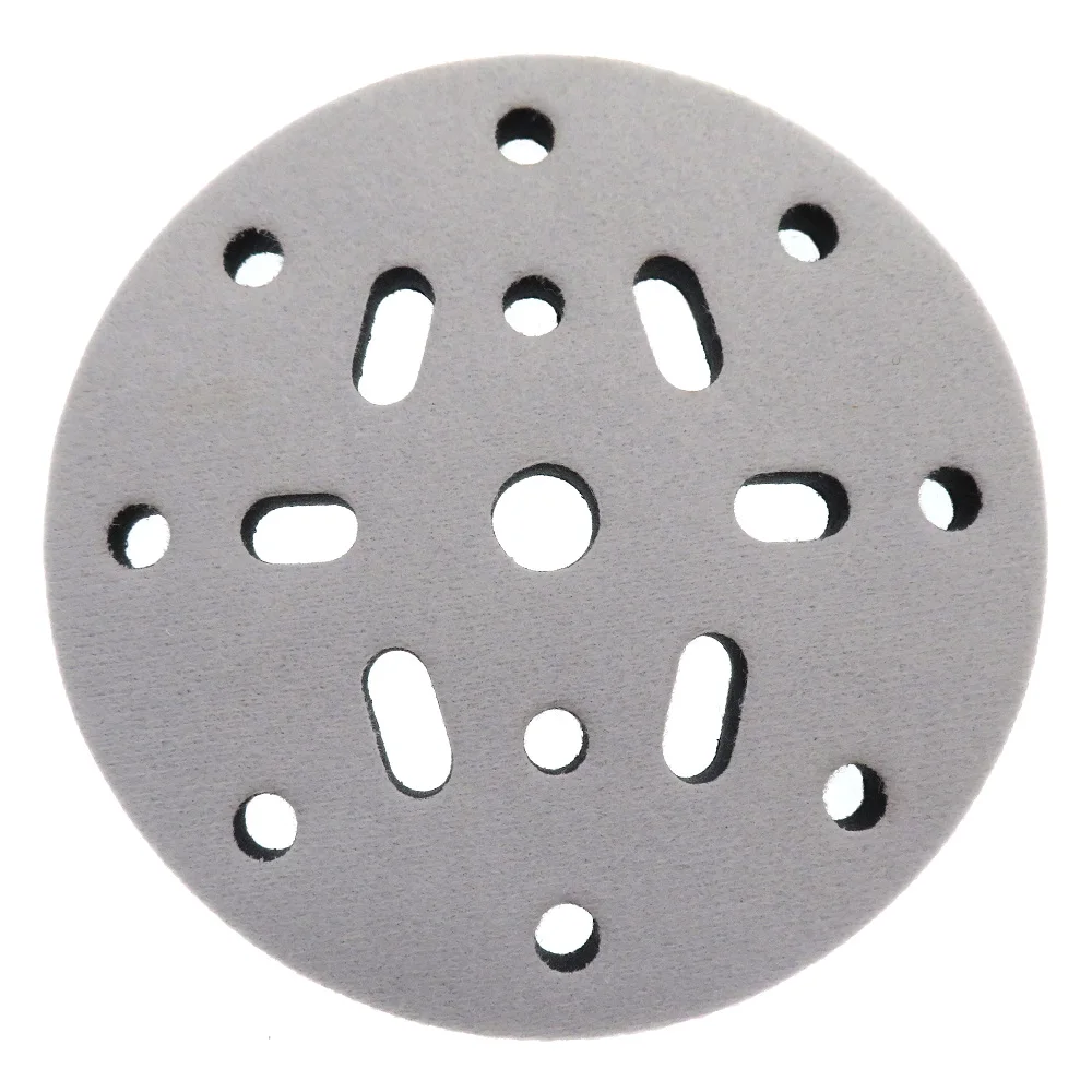 

6 Inch 150mm Soft Interface Pad 8+6/8+1 Holes for Hook and Loop Sanding Disc Backing Pad Power Tools Accessories