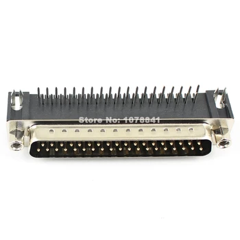 

40 Pcs Per Lot D-SUB 37 Pin Male Right Angle PCB Connector 2 Rows DB37M