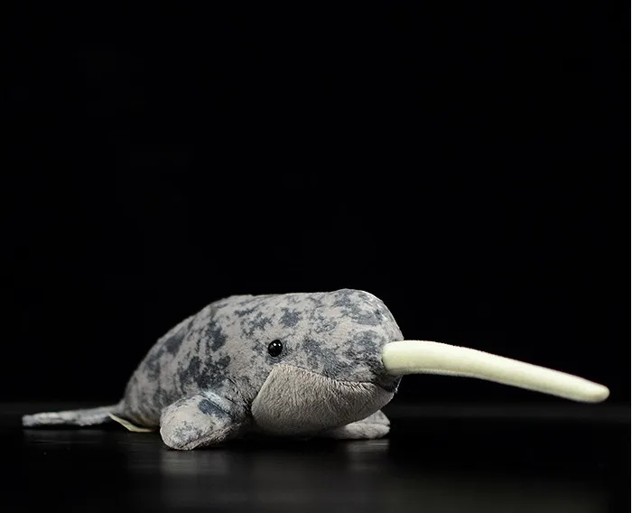 

41cm Soft Narwhal Dolls Baby Cute Animal Plush Stuffed children Simulation Narwhal dolls Music For Gift Children Girl Boy