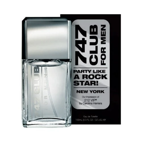 747 Club For Men Perfume Impression Of 212 Vip By Carolina Herrera