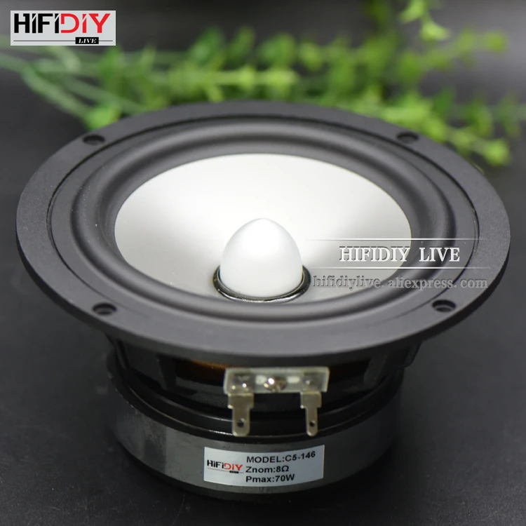 HIFIDIY LIVE C5 146 литой алюминиевый динамик Hi Fi с металлической раковиной 5 7 дюйма