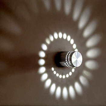 

LED Wall Lamp 3W AC85-265V Aluminum Wall Sconce For KTV Bar Decorate Lights Luminaire Background Lamps Indoor Lighting