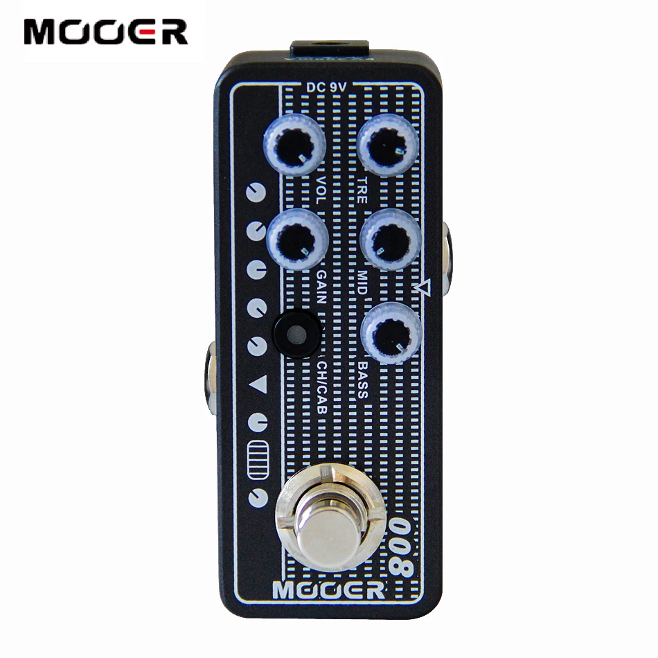 Цифровой предусилитель MOOER 008 Cali MK 3 педаль для электрогитары высококачественный двухканальный независимый