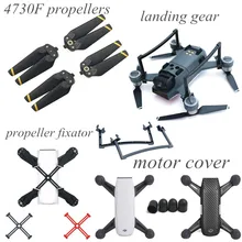 Acessórios Combo 4in1 4730 4730F Hélices + Trem de Pouso + Hélice fixador + Faísca Do Motor Tampa Cap para DJI Mini RC zangão