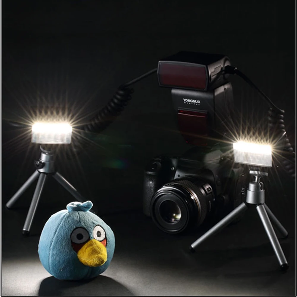 Yongnuo YN24EX E TTL Twin Lite Макро Вспышка Speedlite для камер Canon с двойной 2 шт. головки вспышки +