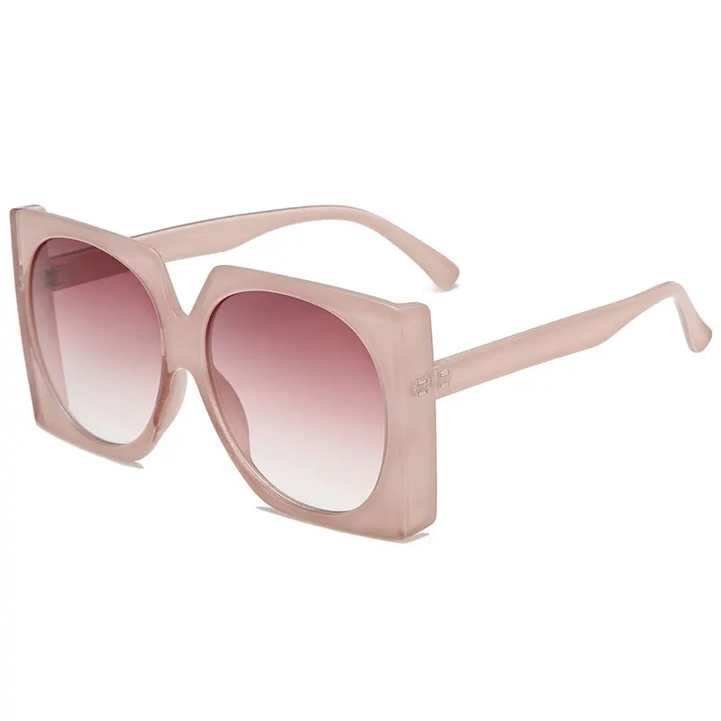 Винтажные Квадратные Солнцезащитные очки негабаритная большая оправа винтажные женские брендовые дизайнерские Роскошные модные популярные солнечные очки UV400 - Цвет линз: C4