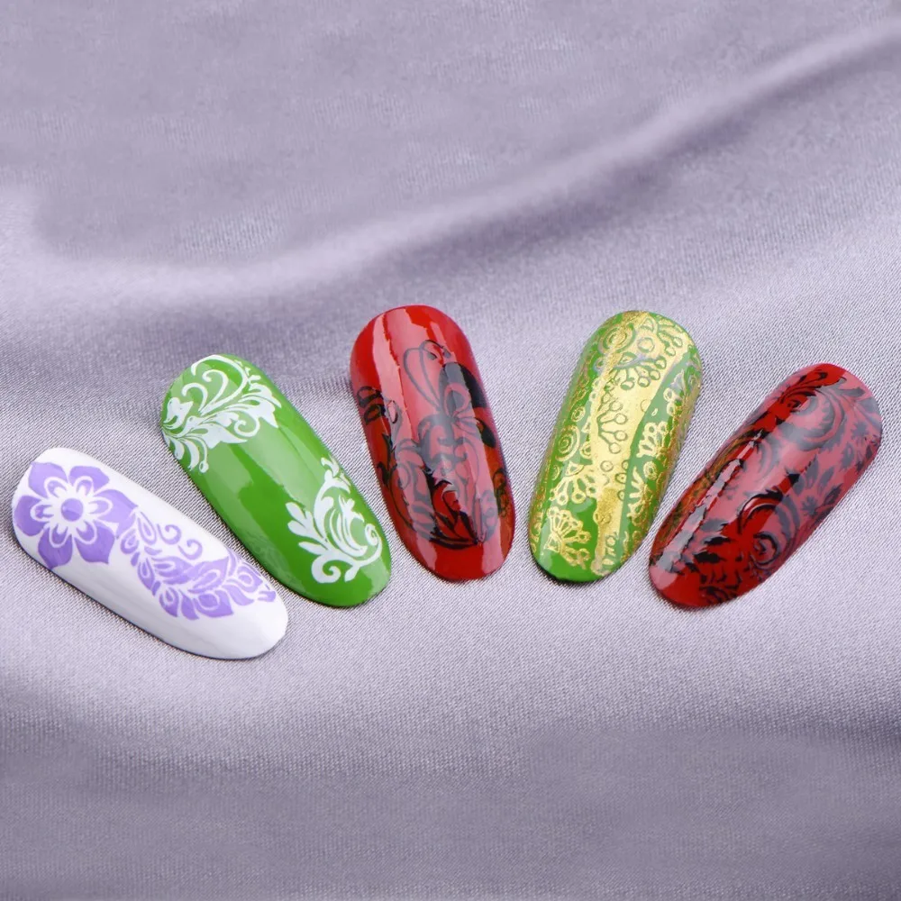 BeautyBigBang пластины для штамповки ногтей 1 шт. точечная печать ногтей шаблон пластины прямоугольный трафарет штамп для ногтей BBB XL-072