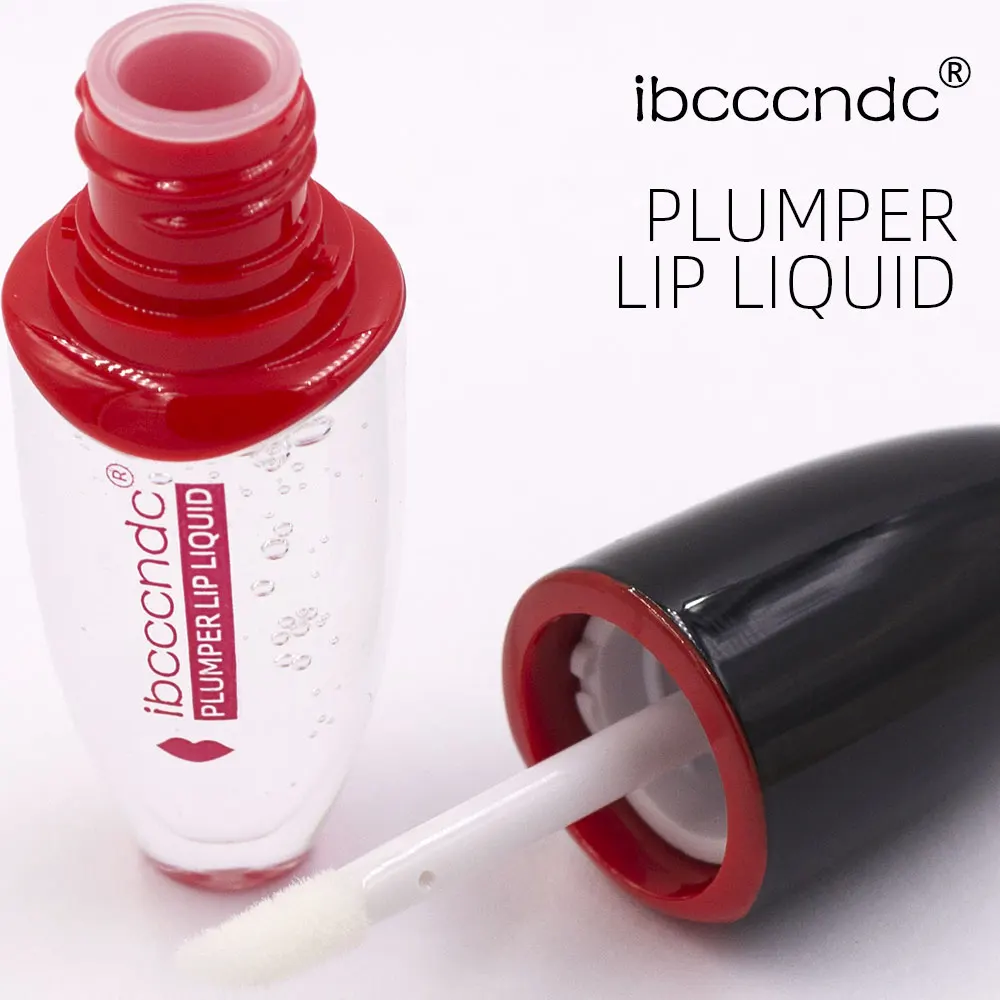 5ml Sexy Sos Lip Plumper Transparent Lip Gloss Moisturizing Tint Pump Waterproof Long-lasting Liquid Lipgloss Makeup