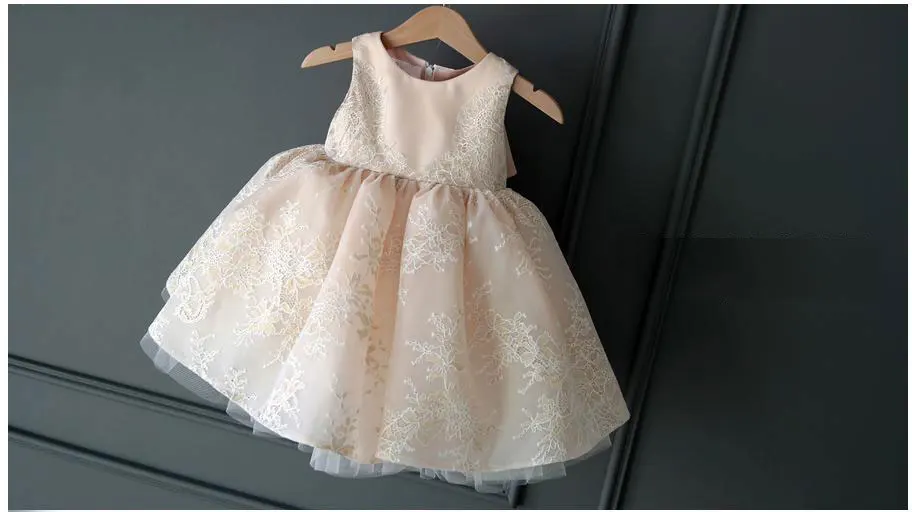 Высококачественное летнее платье из белого тюля для девочек детское праздничное платье праздничное платье принцессыдля маленьких девочек платье для девочек на день рождения с большим бантом для детей 2-12 лет