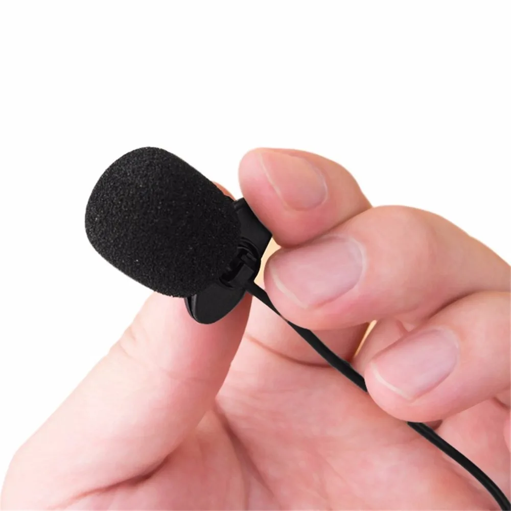 1 шт. 3 5 мм мини студийный речевой микрофон Hands Free Clip on для компьютера ПК ноутбука