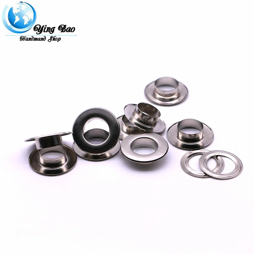 20sets/pack(Outer diameter)25mm (eyelets)13.5mm (high)7mm big eyelets metal curtain eyelets Q-07