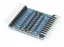 Convertisseur de niveau logique TTL, 8 canaux, 5V/3.3V, IIC UART SPI, pour Raspberry Pi, module de conversion de niveau à 8 canaux