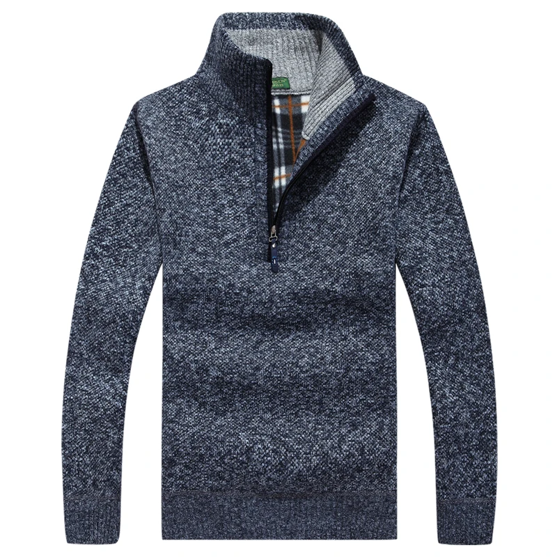 warm zipper sweater