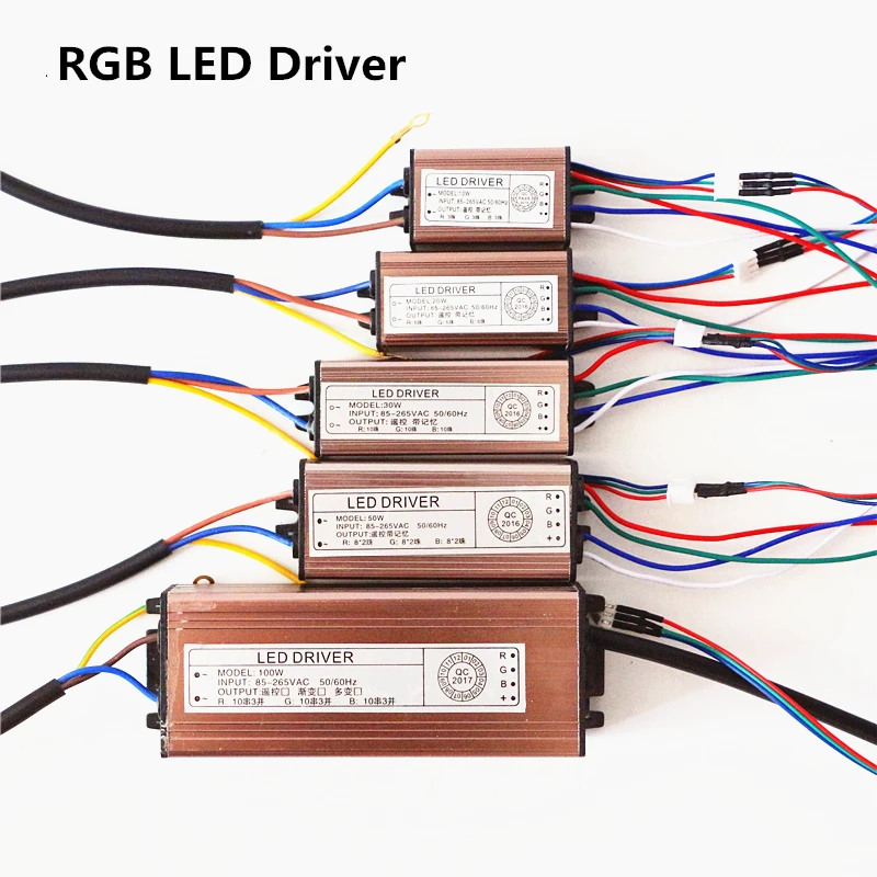 ASMTLED Real Full Watt 10W 20W 30W 50W 100W High Power COB LED lamp Chips Bulb + LED Driver For DIY Floodlight Spot light Lawn