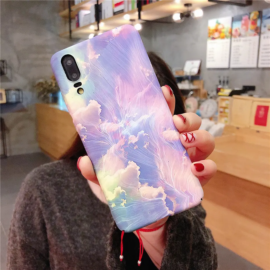 MOUSEMI Case On For Huawei P20 Lite Phone Case Hard Cases Flower For Huawei Honor 10 Nova 3E P20 Pro, For Huawei P20 Lite Case   (5)
