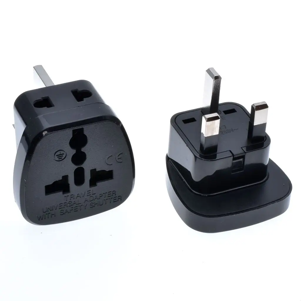 1 Unids Lote 1to2 Us Au Eu Para Enchufe Del Reino Unido Adaptador