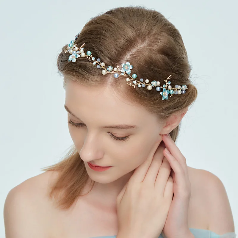 MD234 blue flower Headbands (3)
