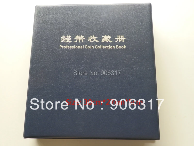 PCCB большой размер замена пустой Альбом Монета переплет бумага, карточка, альбом 30 см* 27 см* 5 см