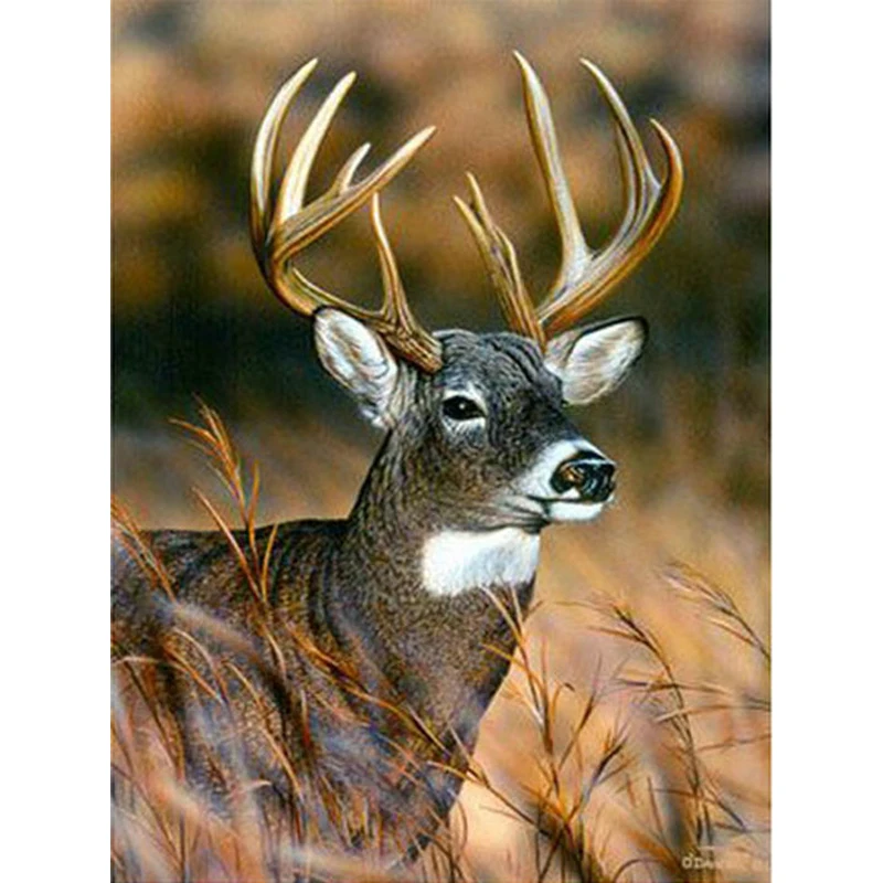 YIKEE diamond painting Elk,diamond paiting,full drill diamond painting