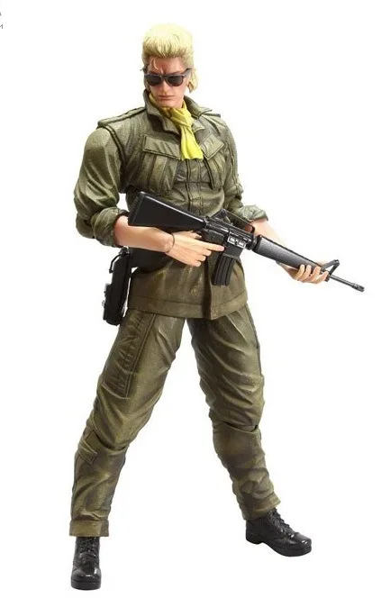Play Arts Kai Metal Gear Solid Peace Walker Miller ПВХ фигурка игрушка аниме металлическая Шестерня 26
