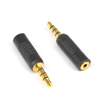 

10 Pieces 3.5 mm Male to 2.5 mm Female Jack 4 Tracks Stereo Adaptor Connector