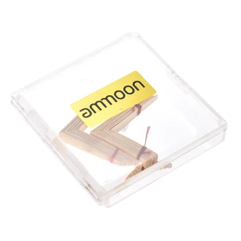 

NEW 20pcs/ Pack ammoon Oboe Reeds Cane Parts Gouged Shaped Folder with Plastic Case