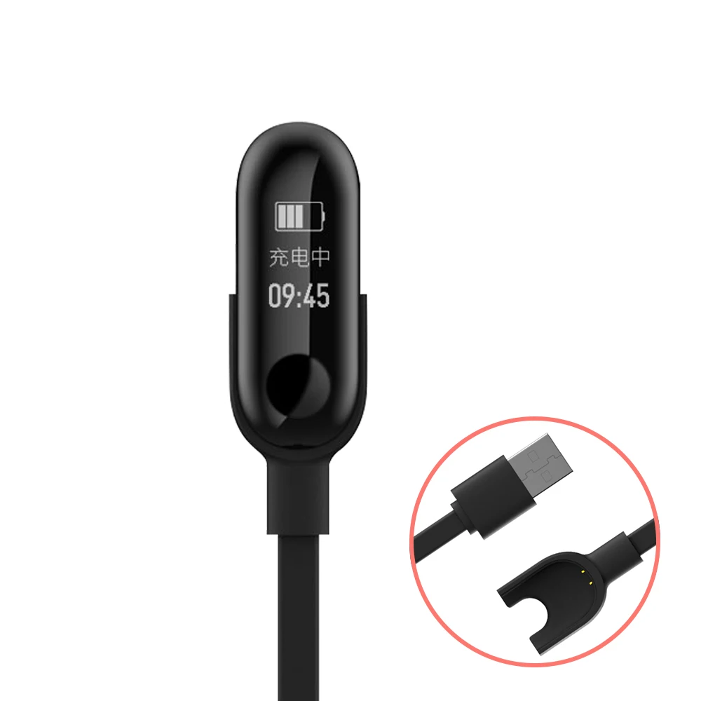ALANGDUO зарядный кабель для Xiaomi Mi Band 2 3 сменный ремешок смарт часов шнур MiBand USB