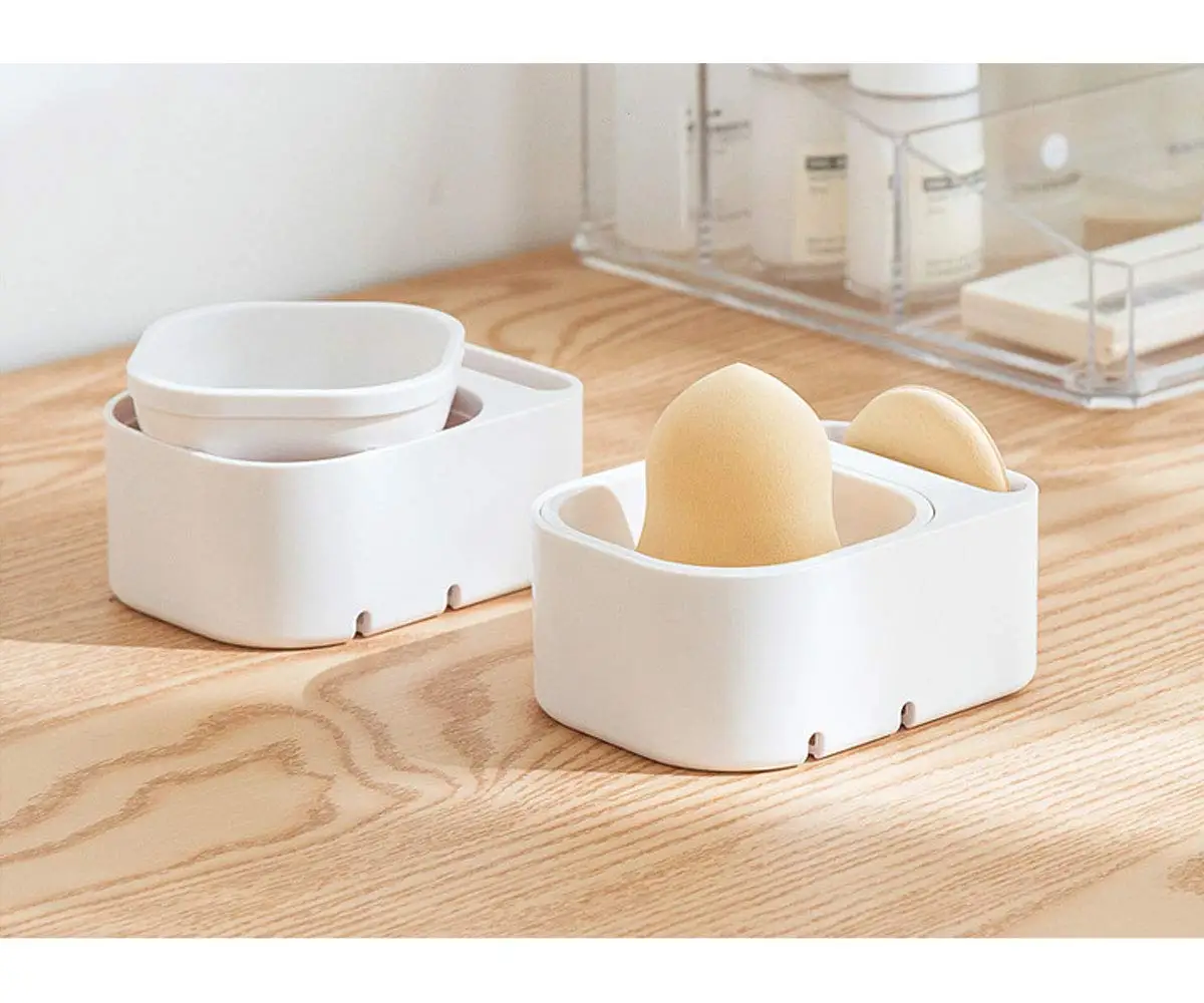 Полка для сушки слоеного порошка держатель для сушки яичная подставка Косметическая подставка для макияжа Губка подставка для дисплея косметический чехол спонж держатель для пуховки