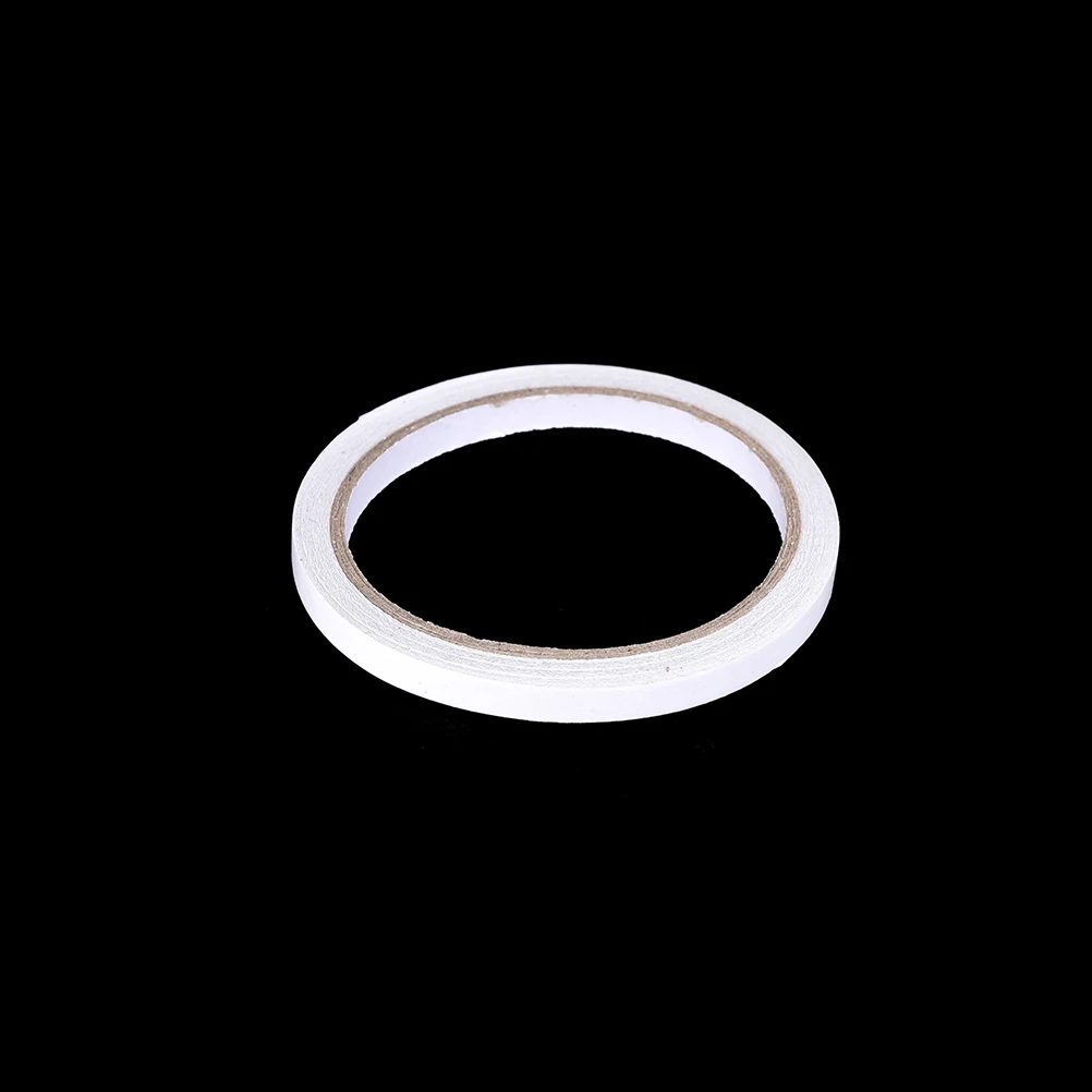 

9.1mm X 9m Double Sided Sticky Tape Super Slim Strong Adhesion White Powerful Doubles Faced Adhesive For Office