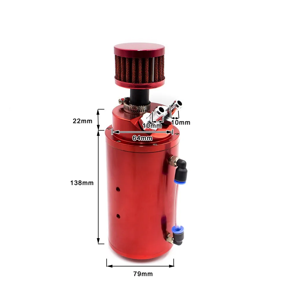 Маслоуловитель танк гоночный маслоуловитель БАК/маслоуловитель БАК с мини воздушный фильтр внутренняя проволочная сетка TT100631