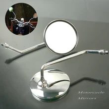 

Motorcycle Back Side Mirrors Motorbike Rear View Mirror For HONDA TRIUMPH Scrambler Street Triple 675R YAMAHA KTM BMW R1 RACING