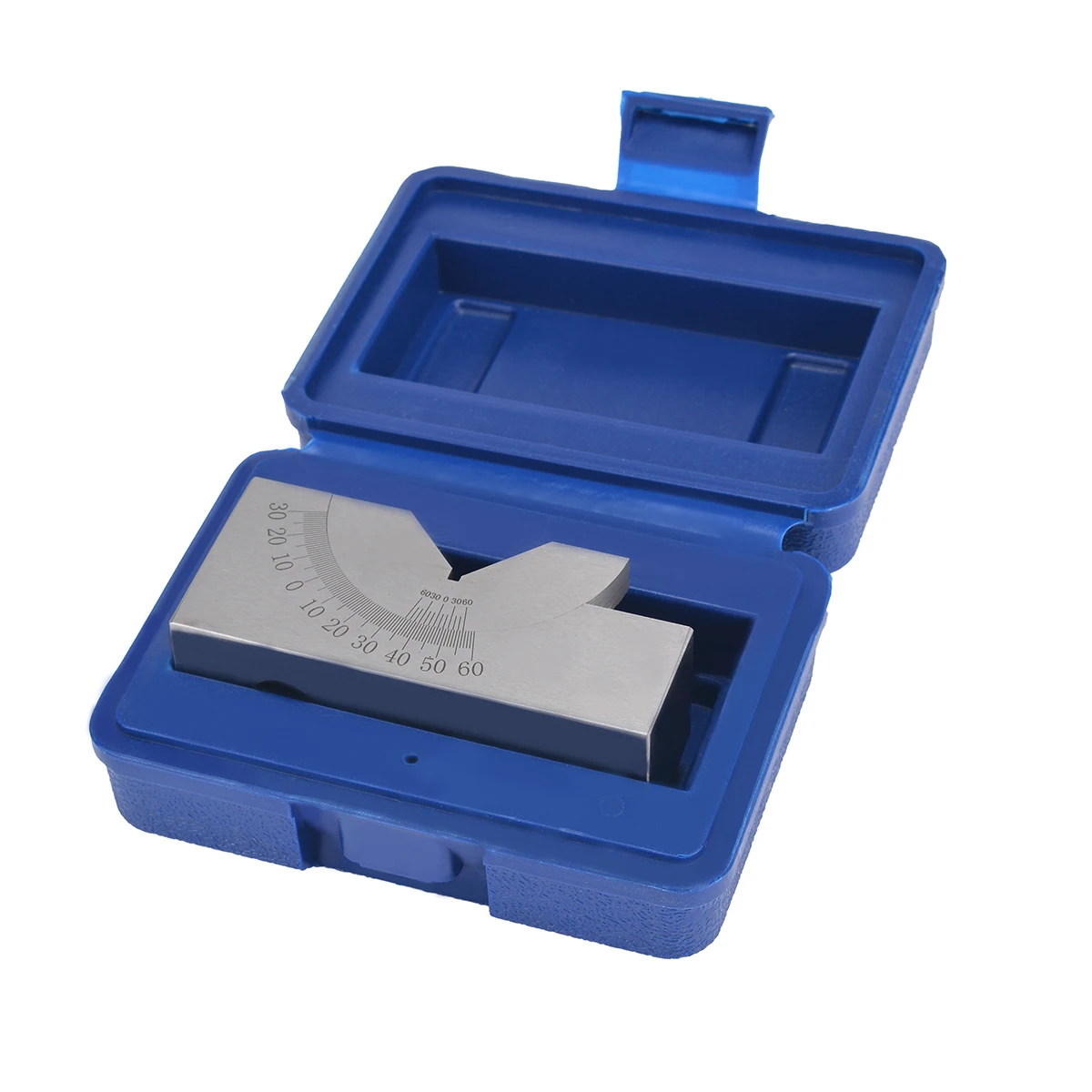 1pc Adjustable Angle V Block 0 to 60 Degree Precision Gauge Micro